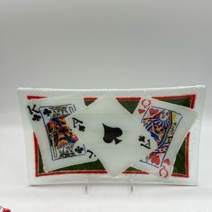 Peggy Karr Fused Glass Serving Tray